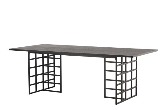 Venture Design Ystad spisebord Svart 220 x 100 cm Svart Venture Design Ystad spisebord Svart 220 x 100 cm Svart