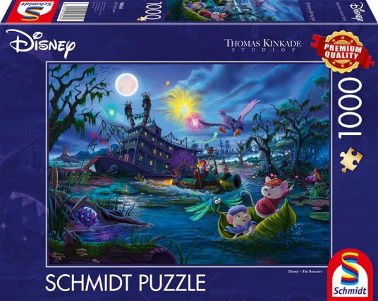Schmidt Spiele Disney Puslespill 1000 Brikker Bernard og Bianca