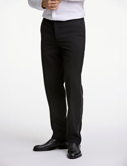 Lindbergh Black Tuxedo Pants - Black - 50