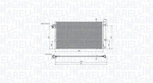 Kondensator MAGNETI MARELLI 350203104700 Kondensator MAGNETI MARELLI 350203104700
