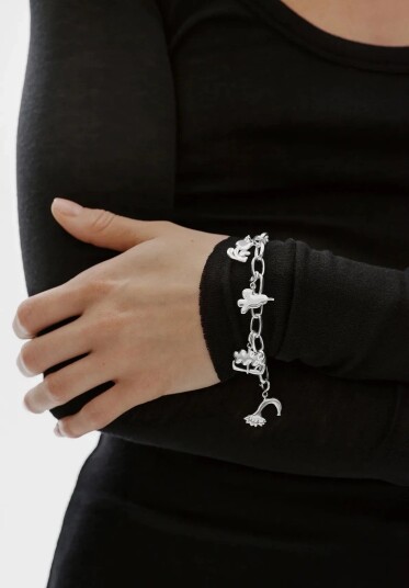 Kalevala Kalevala X Marimekko Garden Bracelet   Silver   19 x 19