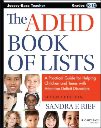 The Adhd Book Of Lists Av Sandra F. (San Diego California) Rief