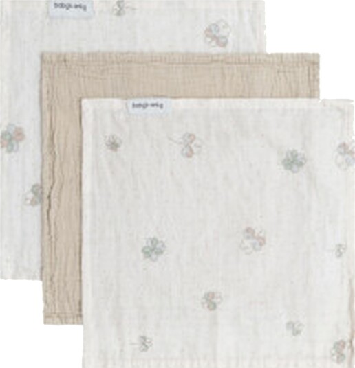 Baby's Only Tender Bomullsteppe 3-Pakk Beige/Clover
