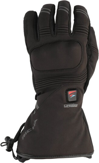 Richa Inferno 12V oppvarmet vanntett Ladies Motorsykkel Hansker Set 2XL Svart
