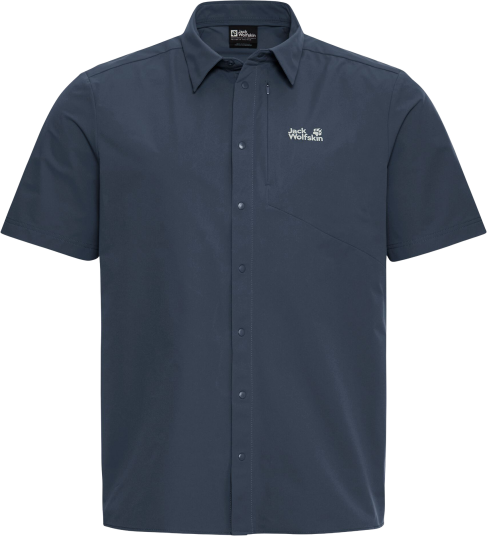Jack Wolfskin Men"s Prelight Suncool Shirt Midnight Sky M Jack Wolfskin Men"s Prelight Suncool Shirt Midnight Sky M