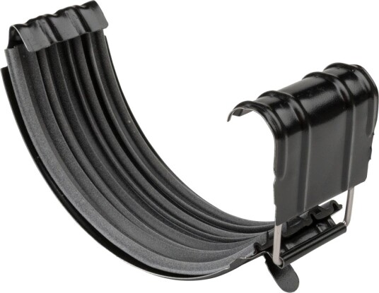 Isola Renneskjøt med pakning stål 125mm sort Isola Renneskjøt med pakning stål 125mm sort