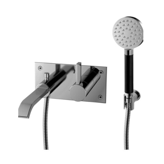 Tapwell Arm036 Badekarbatteri Brushed Black Chrome