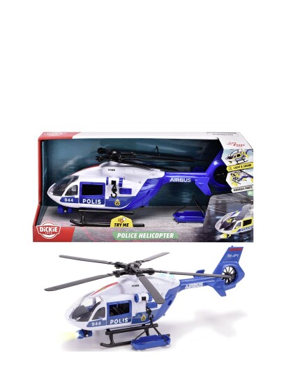 Dickie Toys Dickie Toys Svensk Polishelikopter, 36 Cm - Blue - ONE SIZE Dickie Toys Dickie Toys Svensk Polishelikopter, 36 Cm - Blue - ONE SIZE