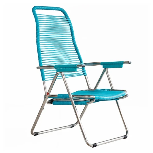 Fiam Spaghetti solstol i turquoise aluminium