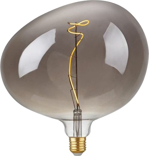 Spl E27 4W dimbar LED filamentpære   G220 Flex Snoopy Smoke 2200K 130lm   Dimbar : Dimbar Kulør : Ekstra varm