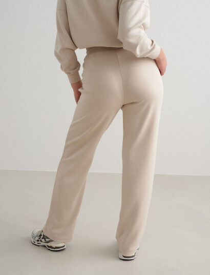 aim´n Comfy Modal Wide Pants - Beige - XL