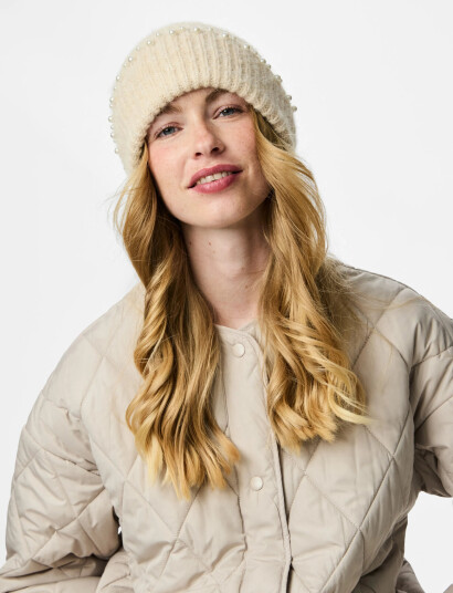 Pieces Pcjossina Hood Bc - Cream - ONE SIZE Pieces Pcjossina Hood Bc - Cream - ONE SIZE