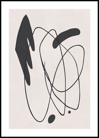 Expressionist forms and lines 11 Plakat Plakat / 40x50cm