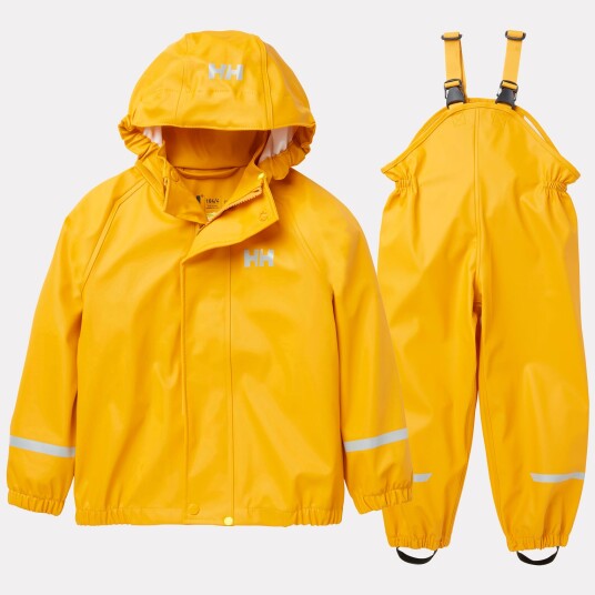Helly Hansen Barn Bergen 2.0 Pu Regnsett Gul 122