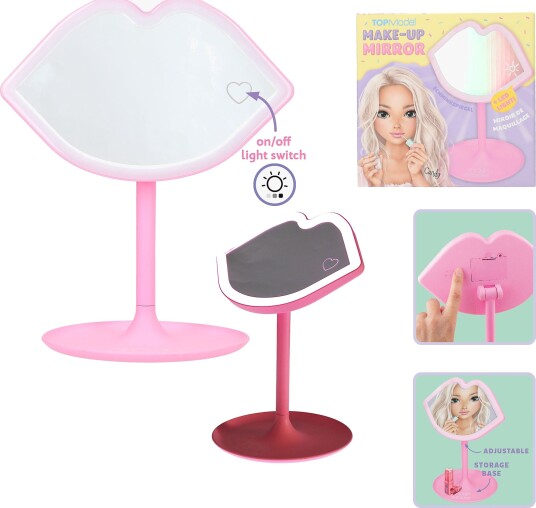 TOPModel Sminkespeil med LED-lys Candy Glam