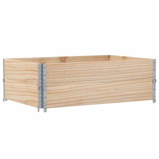  Pallekarmer 2 stk 120x80 cm heltre furu