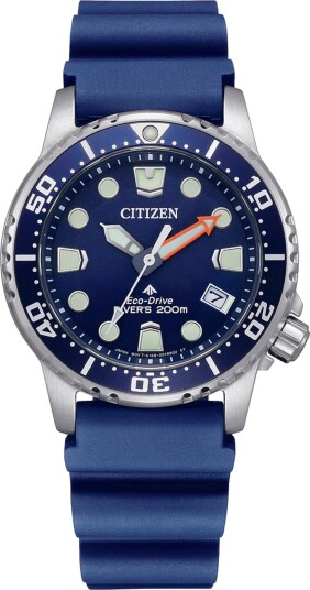 Citizen Eco-Drive Promaster Marine 200M EO2021-05L - Dame - 37 mm - Analog - Kvarts urverk - Mineralglas