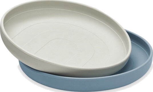 Cam Cam Copenhagen Silikontallerken 2-pack Rainbow, Midnight Mix