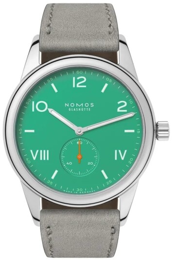 Nomos Glashütte Herreklokke N 726.GB Club Campus Grønn/Lær Ø38.5 Nomos Glashütte Herreklokke N 726.GB Club Campus Grønn/Lær Ø38.5