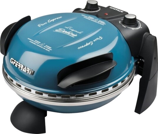G3 Ferrari Pizzaovn Express Delizia 1200W Marineblå med Timer og Termostat