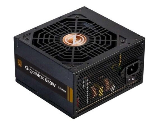 Zalman GigaMax Strømforsyning (PSU) - 550 Watt - 120 mm - 80 Plus Bronze sertifisert