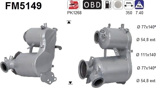 AS FM5149 Partikkelfilter AS FM5149 Partikkelfilter