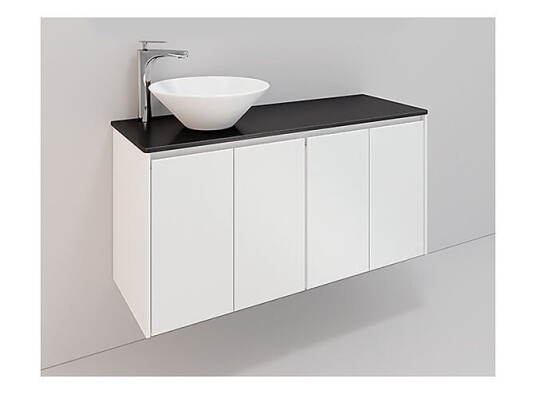 Noro Lifestyle 1200 møbelpakke 1200 mm Loop servant venstre Hvit Matt