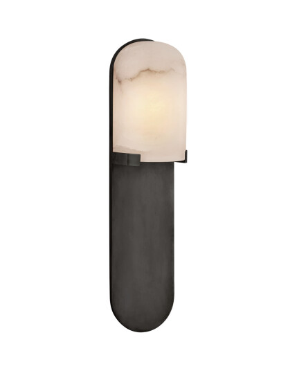 Visual Comfort Melange Elongated Pill Sconce Bronze