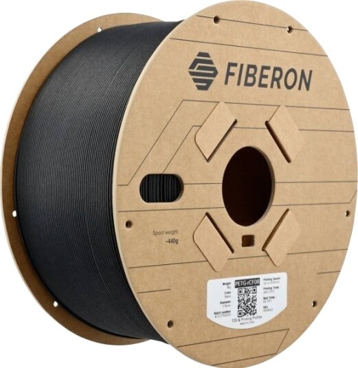 Polymaker Fiberon PETG-RCF08 Filament 1.75 mm 3000 g Sort FB04002