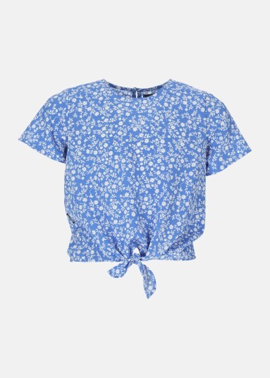 Seaside Miami Top Jr Blue Flower 170 T-Shirts