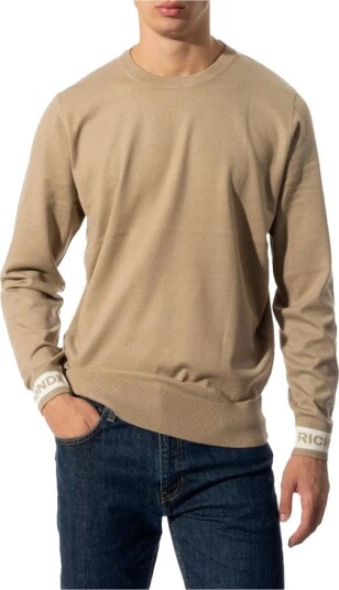 John Richmond Herre Strikkevarer Beige M, John Richmond Herre Strikkevarer Beige M,