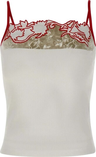 Diesel Dame Topper Hvit XS, Diesel Dame Topper Hvit XS,