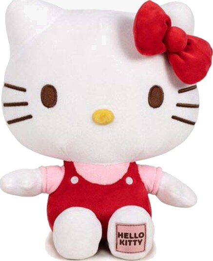 Hello Kitty Kosedyr 25 cm Rød