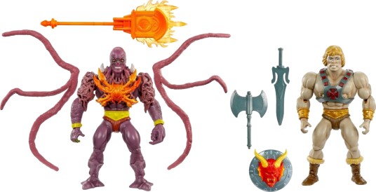 Masters of the Universe Origins Stranger Things Actionfigurer 14 cm He-Man Og Vecna