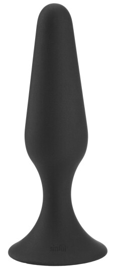 Sinful Slim Butt Plug Small      - Svart
