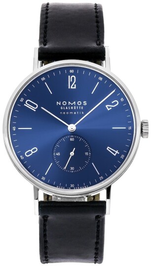 Nomos Glashütte Herreklokke N 146 Tangente Neomatik Blå/Lær Ø38.5