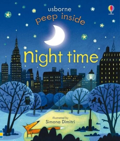 Peep Inside Night-Time Av Anna Milbourne