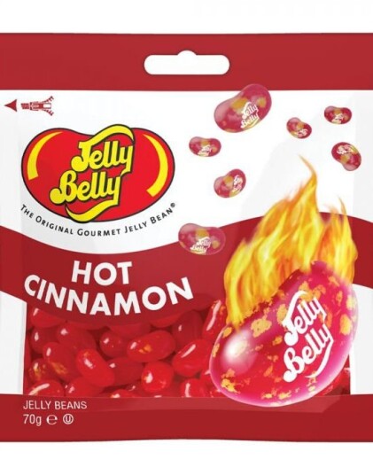 Jelly Belly Bean Gelebønner med Hot Cinnamon Smak USA Import