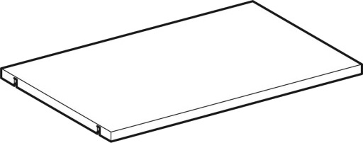 GEBERIT RENOVA COMPACT hylle høykomprimert trelags sponplate
