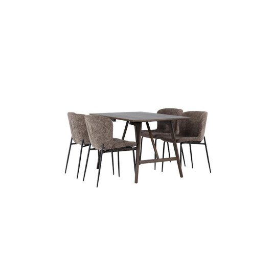 Venture Home Spisegruppe Venture Home Kaseidon med 4 stk Modesto Stoler GR23862