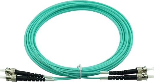 Blueoptics© Duplex Fiberoptisk Patchkabel, St-Pc/St-Pc Beige, 30 Meter, Multimodus G50/125Μm, Om3, Inngangsdempin Mindre Enn 0,2 Db, Merkefiber, Lszh Aqua/Turkis, 2,0 Mm Rør, Keramisk Hylse, Inkludert Testrapport (Sfp3333eu30mk)