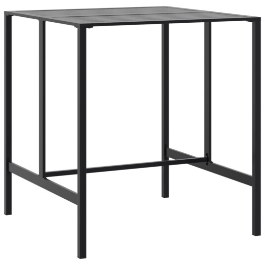  Barbord svart 100x100x110 cm pulverlakkert stål 4009269