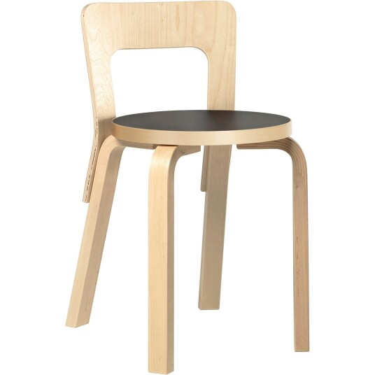 Artek 65 Stol Sort Linoleum Artek 65 Stol Sort Linoleum