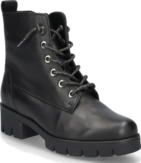 Gabor Laced Ankle Boot   BLACK   42