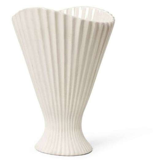 Fountain Vase 30,5 cm Benhvit