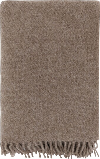 Høie Of Scandinavia Ullpledd 100% ny ren ull Falketind brun 120x180 cm Høie Of Scandinavia Ullpledd 100% ny ren ull Falketind brun 120x180 cm