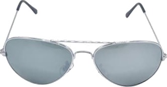 Pilot solbriller med speilglass