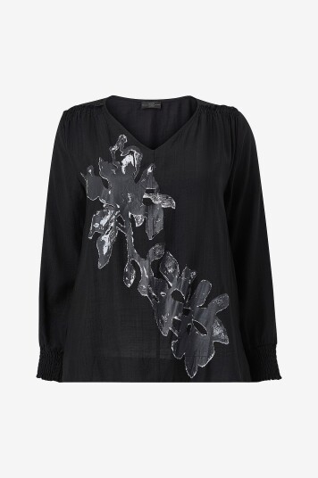 Pont Neuf Bluse pnDarma Svart Pont Neuf Bluse pnDarma Svart