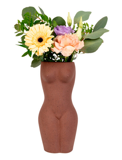 DOIY Vase - Body Vase - Brown - H22.5CM DOIY Vase - Body Vase - Brown - H22.5CM