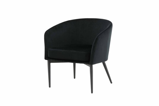 Venture Design Fluffy lenestol Svart/Svart